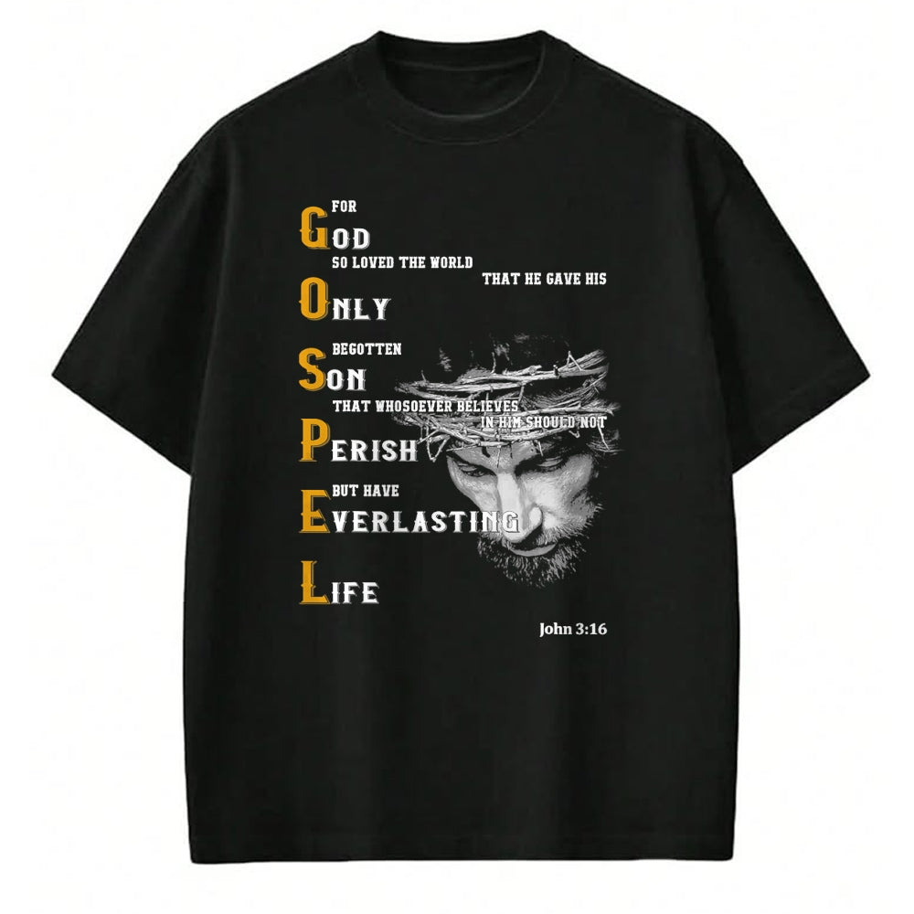 Christian Tee, Christian Faith Unisex T-Shirt/Hoodie/Sweatshirt HLT00 - For God So Loved The World Love Jesus Christian T-Shirt