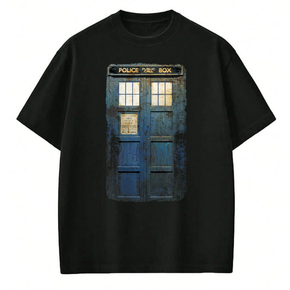 Best Doctor Shirt, Funny Doctor UnisexT-Shirt/Hoodie/Sweatshirt HLT00 - Cosplay Tardis Distressed Time-Traveller Sci-Fan T-Shirt