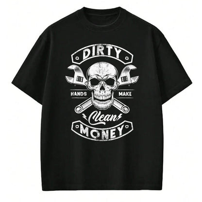Best Mechanic Life Shirt, Funny Mechanic UnisexT-Shirt/Hoodie/Sweatshirt HLT00 - My Hands May Be Dirty But My Money is Clean Mechanic Repair T-Shirt