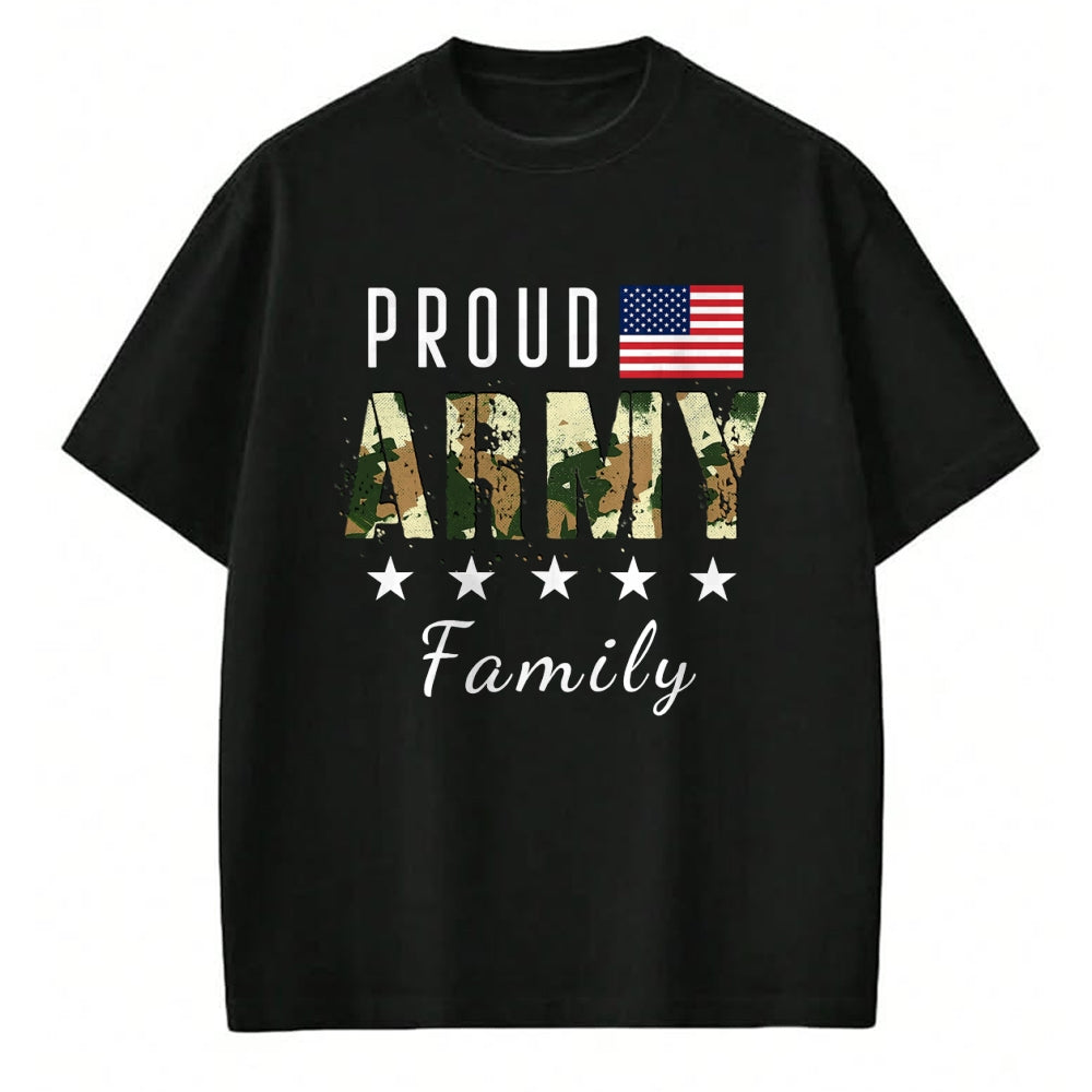 Gift for Mom Shirt, Funny Mom Unisex T-Shirt/Hoodie/Sweatshirt HLT00 - Army Graduation Proud Military Family Mom Dad Brother Sister T-Shirt