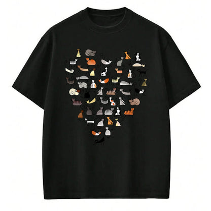 Cat Love Shirt, Funny Cat Lover Gift UnisexT-Shirt/Hoodie/Sweatshirt HLT00 - 50 Cats Fifty Multicolor Cats women_s T-Shirt