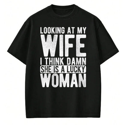 Best Husband Shirt, Wife and Husband Unisex T-Shirt/Hoodie/Sweatshirt HLT00 - Husband Wedding Lucky Women Relationship Love Husband T-Shirt