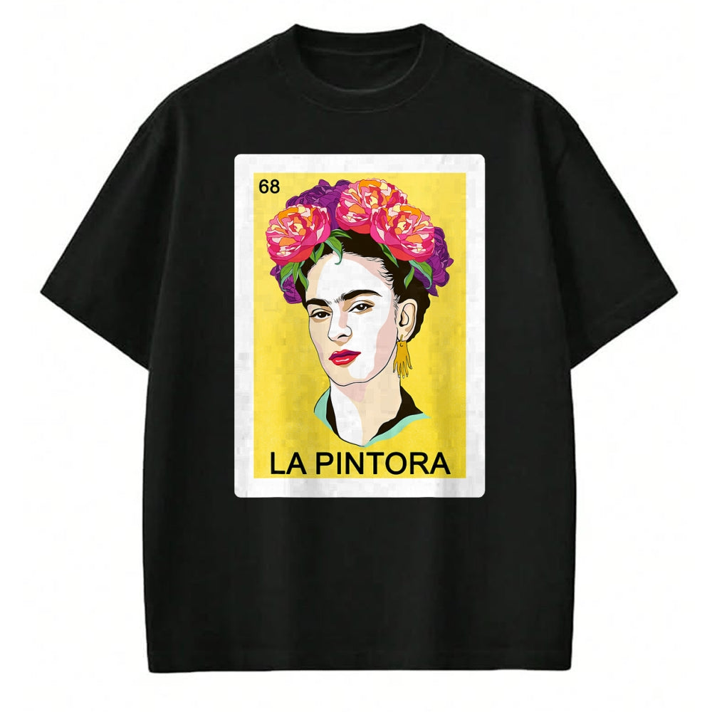 Best Thanksgiving Family Shirt , Funny Thanksgiving UnisexT-Shirt/Hoodie/Sweatshirt HLT00 - Funny Spanish-Mexican Bingo Gift for Women Girl - La Pintora T-Shirt