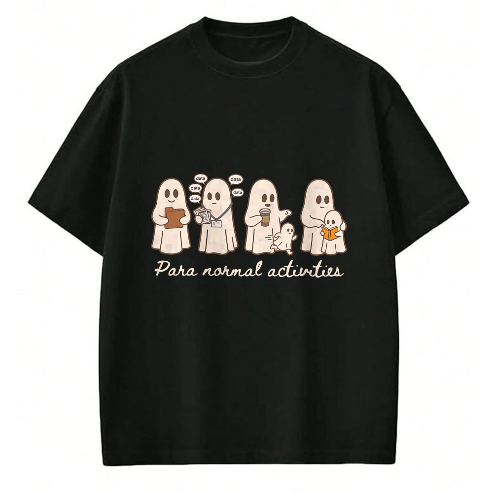 Best Teacher Shirt, Funny Teacher UnisexT-Shirt/Hoodie/Sweatshirt HLT00 - para Normal Activities SPED Teachers Ghost Fall Halloween T-Shirt (3)