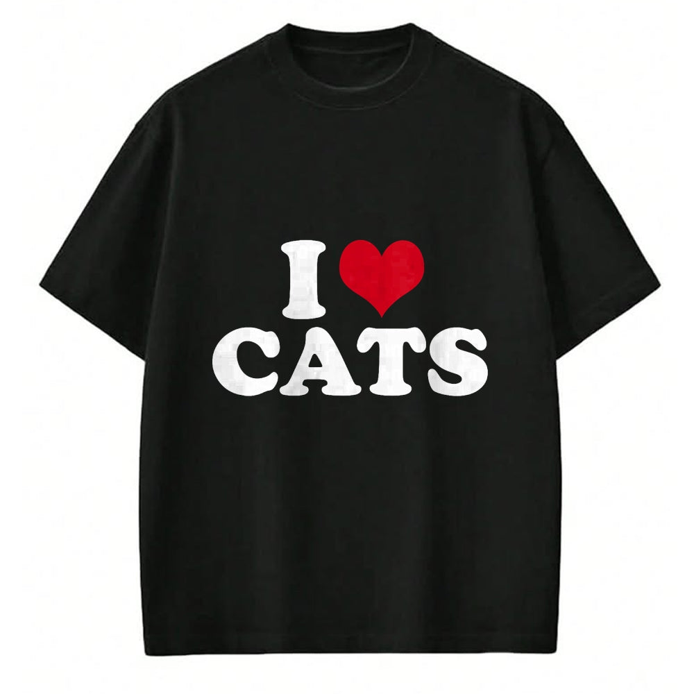 Cat Love Shirt, Funny Cat Lover Gift UnisexT-Shirt/Hoodie/Sweatshirt HLT00 - I Love Cats Cat T-Shirt (1)