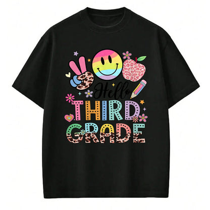 Best Student Shirt, Funny Back To School UnisexT-Shirt/Hoodie/Sweatshirt HLT00 - Hello 3rd Grade Boy Girl Teacher Back to School 3rd Grade T-Shirt