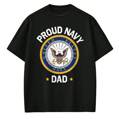 Gift for Dad Shirt, Funny Dad Unisex T-Shirt/Hoodie/Sweatshirt HLT00 – \United States Navy Father_s Day Proud Navy Dad Collegiate T-Shirt