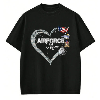 Gift for Mom Shirt, Funny Mom Unisex T-Shirt/Hoodie/Sweatshirt HLT00 - Proud Air Force Mom Air Force Graduation Mom USAF Mom T-Shirt