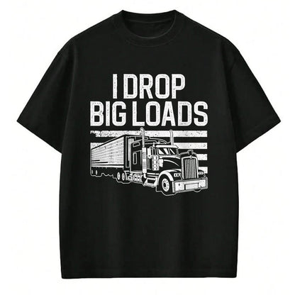 Best Truck Driver Life Shirt, Funny Trucker UnisexT-Shirt/Hoodie/Sweatshirt HLT00 - Funny Trucker Design for Men Women Semi Truck Driver Lover T-Shirt, Men, Black, Medium