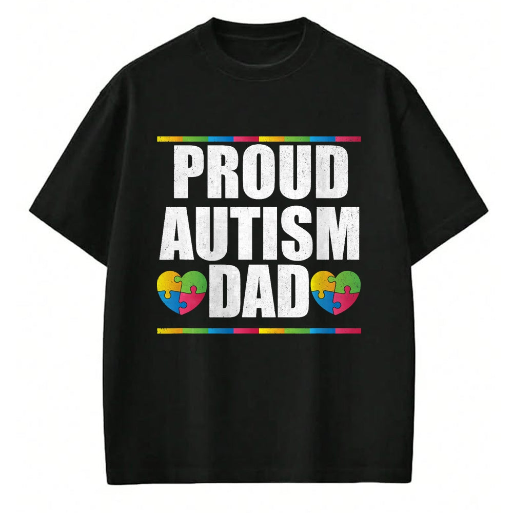 Gift for Dad Shirt, Funny Dad Unisex T-Shirt/Hoodie/Sweatshirt HLT00 – Proud Autism Dad T Shirt Father of Autistic Child