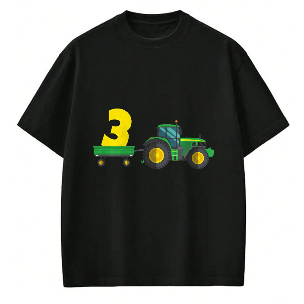 Best Farmer Life Shirt, Funny Farmer UnisexT-Shirt/Hoodie/Sweatshirt HLT00 - Kids Farm 3 years old 3rd birthday tractor T-Shirt
