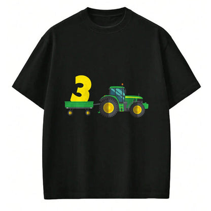 Best Farmer Life Shirt, Funny Farmer UnisexT-Shirt/Hoodie/Sweatshirt HLT00 - Kids Farm 3 years old 3rd birthday tractor T-Shirt