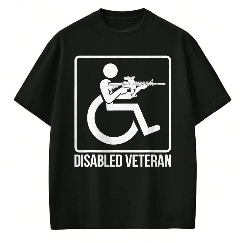 Proud Veteran Shirt, Funny Veteran UnisexT-Shirt/Hoodie/Sweatshirt HLT00 - Disabled Veteran US Military Handicap Vet Combat Veteran T-Shirt