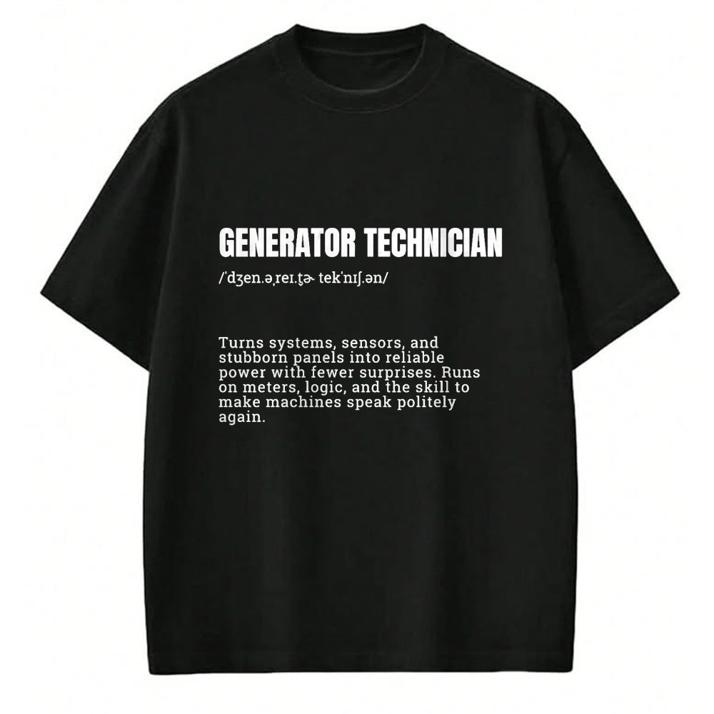 Best Mechanic Life Shirt, Funny Mechanic UnisexT-Shirt/Hoodie/Sweatshirt HLT00 - Generator Technician Definition Funny Job Mechanic Premium Tri-Blend T-Shirt