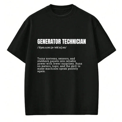 Best Mechanic Life Shirt, Funny Mechanic UnisexT-Shirt/Hoodie/Sweatshirt HLT00 - Generator Technician Definition Funny Job Mechanic Premium Tri-Blend T-Shirt
