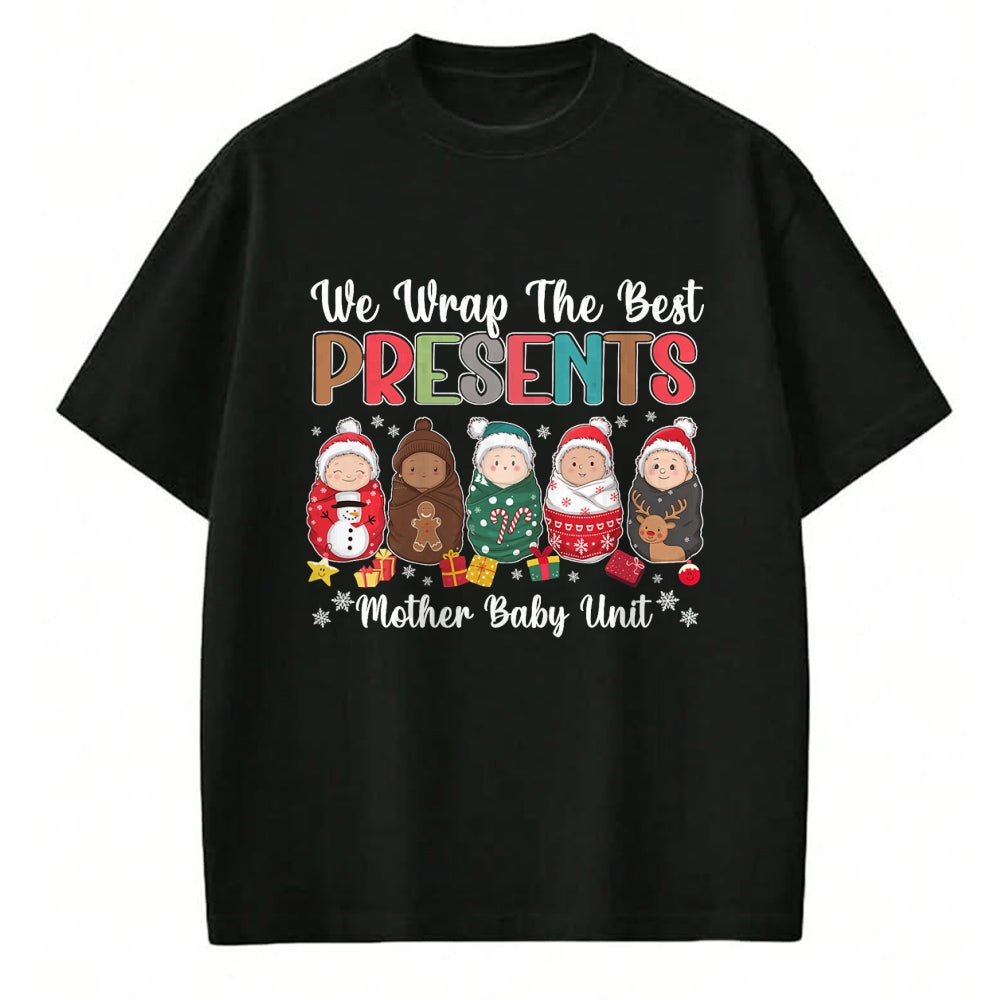 Funny Nurse Shirt, Nurse Unisex T-Shirt/Hoodie/Sweatshirt HLT00 - Mother Baby Nurse Christmas Mom Baby Nursing Groovy T-Shirt