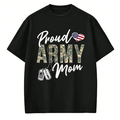 Gift for Mom Shirt, Funny Mom Unisex T-Shirt/Hoodie/Sweatshirt HLT00 - Proud Army Mom Army Graduation Mom US Army Mom Gifts T-Shirt