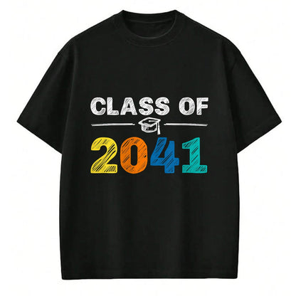 Best Student Shirt, Funny Back To School UnisexT-Shirt/Hoodie/Sweatshirt HLT00 - Class of 2041 Grow With Me First Day of School Graduation T-Shirt