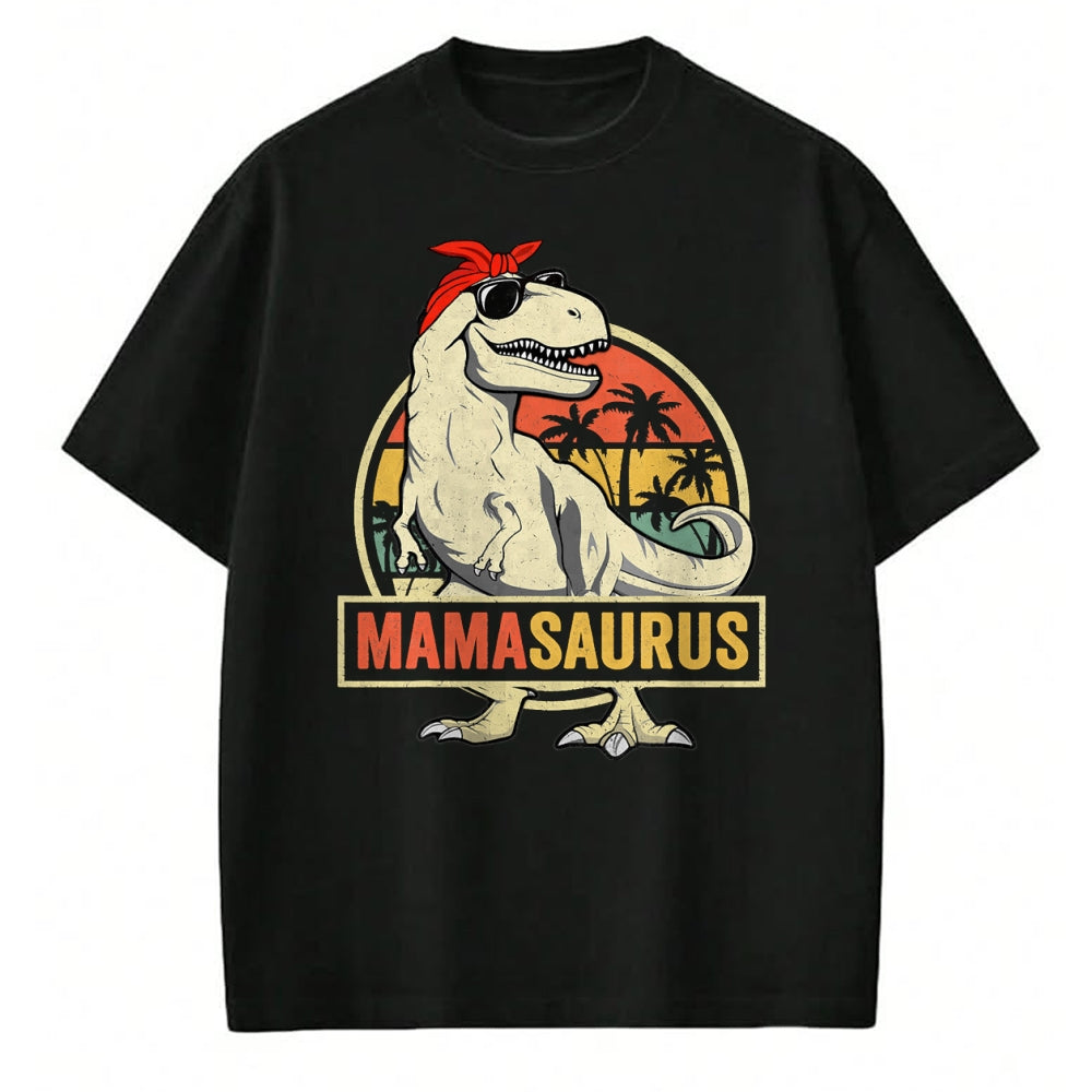 Gift for Mom Shirt, Funny Mom Unisex T-Shirt/Hoodie/Sweatshirt HLT00 - Mamasaurus T Rex Dinosaur Mama Saurus Family Matching Women T-Shirt