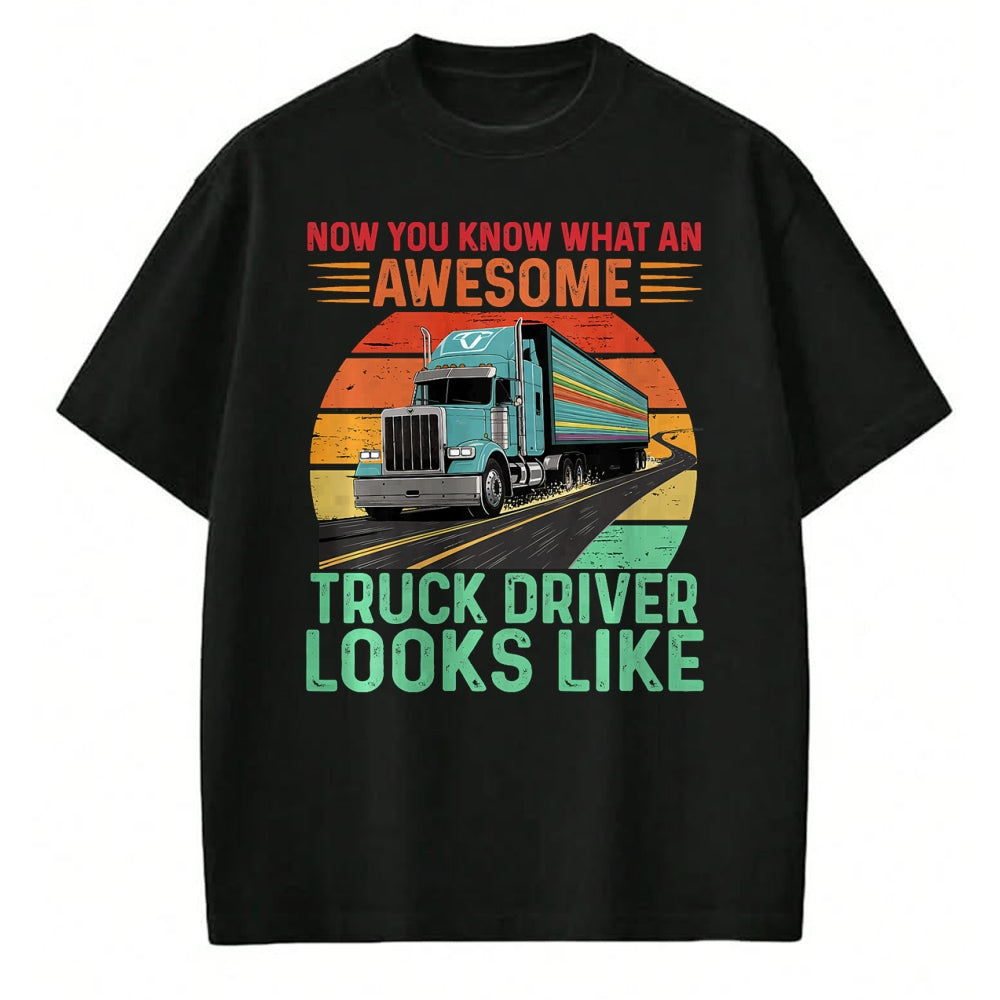 Best Truck Driver Life Shirt, Funny Trucker UnisexT-Shirt/Hoodie/Sweatshirt HLT00 - Awesome Truck driver Trucker Design For Men Truck Driver Premium Tri-blend T-Shirt