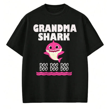 Best Grandma Shirt, Proud Grandma Unisex T-Shirt/Hoodie/Sweatshirt HLT00 - Funny Grandma shark t-shirt gift for grandma tee T-Shirt