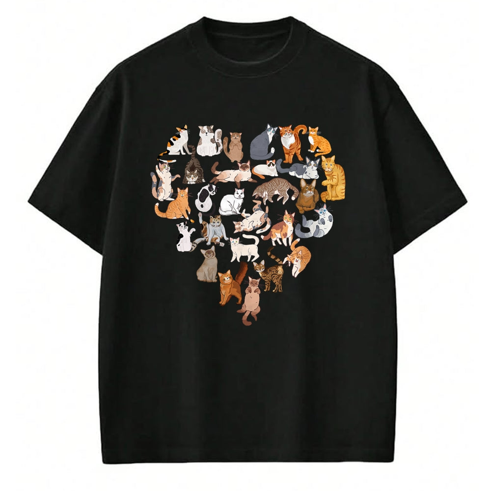 Cat Love Shirt, Funny Cat Lover Gift UnisexT-Shirt/Hoodie/Sweatshirt HLT00 - Cats Love Kitty Nerd Cat Lovely Kitten Lovers T-Shirt
