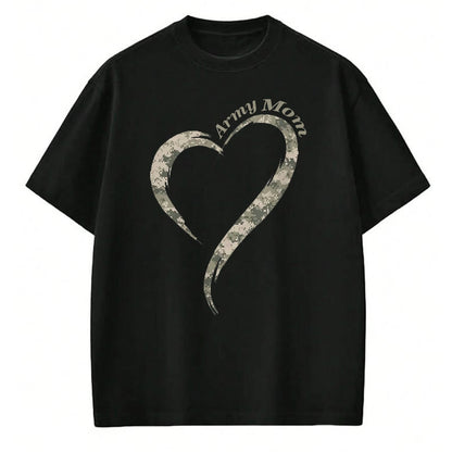 Gift for Mom Shirt, Funny Mom Unisex T-Shirt/Hoodie/Sweatshirt HLT00 - Proud Army Mom T-Shirt- Camouflage Shirt Army Mother Tee