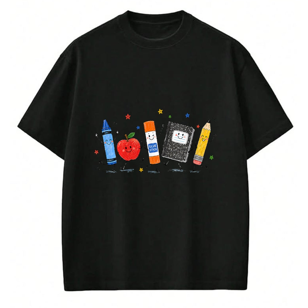 Best Student Shirt, Funny Back To School UnisexT-Shirt/Hoodie/Sweatshirt HLT00 - Cute School Supplies Back to School Teacher Student Doodle T-Shirt