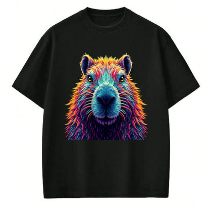 Cute Capybara Shirt, Funny Capybara Unisex T-Shirt/Hoodie/Sweatshirt HLT00 - Funny Colorful Capybara Long Sleeve T-Shirt