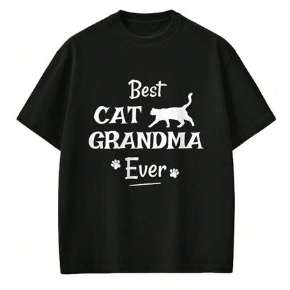 Best Grandma Shirt, Proud Grandma Unisex T-Shirt/Hoodie/Sweatshirt HLT00 - Best Cat Grandma Ever T Shirt Novelty Gift From Cat Shirt T-Shirt