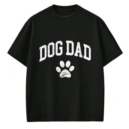 Gift for Dad Shirt, Funny Dad Unisex T-Shirt/Hoodie/Sweatshirt HLT00 – Dog Dad - Distressed Design Style - Funny Dog Paw - Classic T-Shirt
