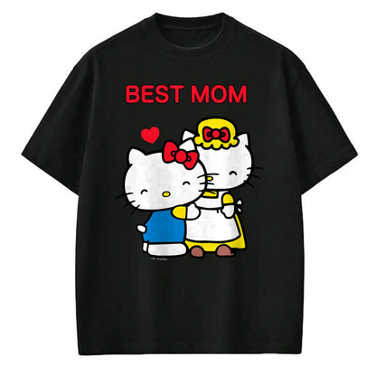 Gift for Mom Shirt, Funny Mom Unisex T-Shirt/Hoodie/Sweatshirt HLT00 - Hello Kitty Mother's Day Best Mom Tee Shirt T-Shirt