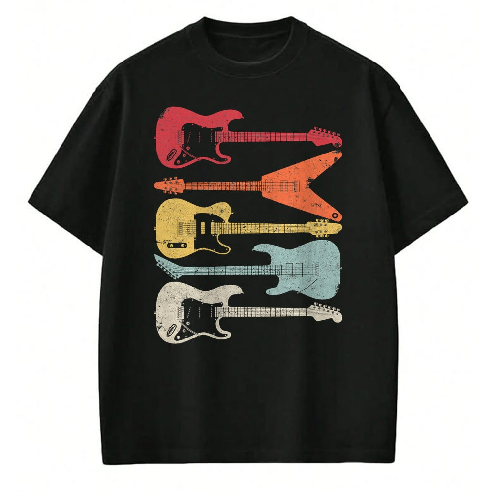 Guitar Lover Shirt, Funny Guitar UnisexT-Shirt/Hoodie/Sweatshirt HLT00 - Guitar Shirt. Retro Style Gift for Guitarist T-Shirt
