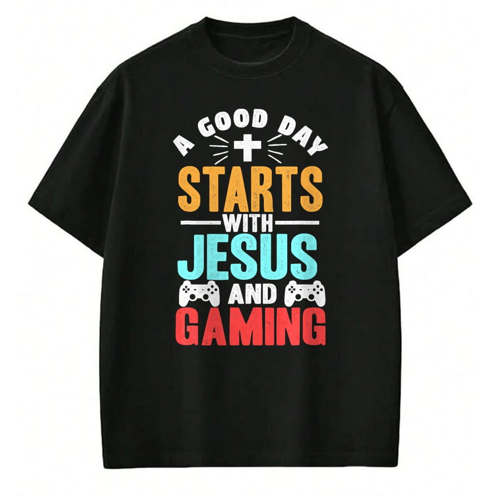 Christian Tee, Christian Faith Unisex T-Shirt/Hoodie/Sweatshirt HLT00 - Funny Christian Jesus Gaming Gift for Christian Gamer T-Shirt
