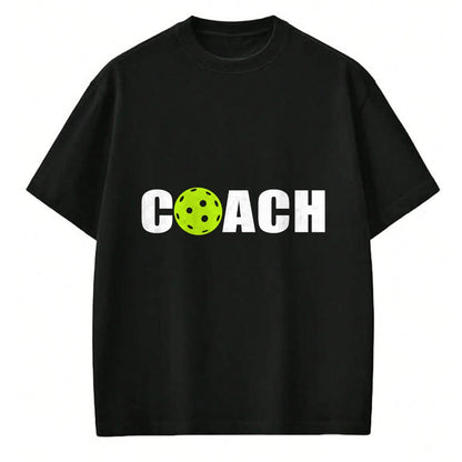 Funny Pickleball Shirt, Pickleball Lover Unisex T-Shirt/Hoodie/Sweatshirt HLT00 - Miftees Pickleball Tees Women_s Black Pickleball Coach T-Shirt