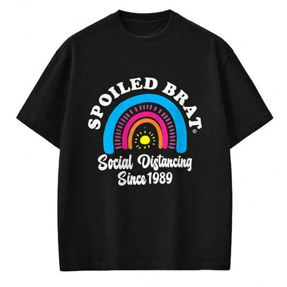 Best Wife Shirt, Wife and Husband Unisex T-Shirt/Hoodie/Sweatshirt HLT00 - Spoiled Brat Social Distancing since 1989 T-Shirt