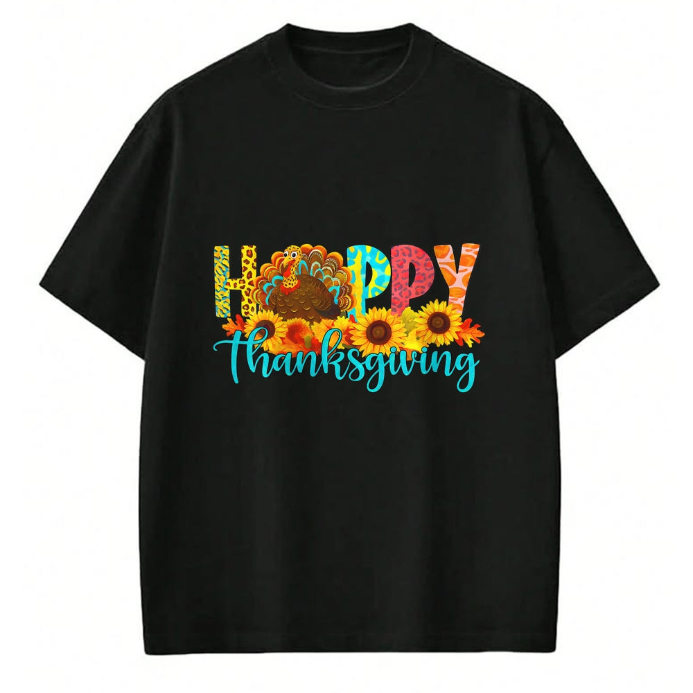 Best Thanksgiving Family Shirt , Funny Thanksgiving UnisexT-Shirt/Hoodie/Sweatshirt HLT00 - happy thanksgiving for turkey day family dinner sunflower T-Shirt