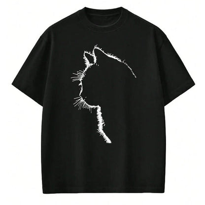 Cat Love Shirt, Funny Cat Lover Gift UnisexT-Shirt/Hoodie/Sweatshirt HLT00 - Cat Apparel Women with Cat Illustration T-Shirt Small