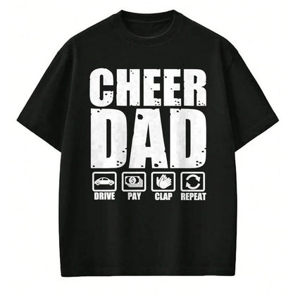 Gift for Dad Shirt, Funny Dad Unisex T-Shirt/Hoodie/Sweatshirt HLT00 – Funny Cheer Dad Proud Cheerleader Father Humor Fathers Day T-Shirt