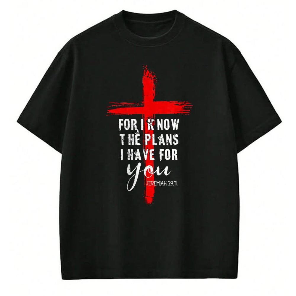 Christian Tee, Christian Faith Unisex T-Shirt/Hoodie/Sweatshirt HLT00 - Christian Quote Faith Jeremiah 29.11 T-Shirt