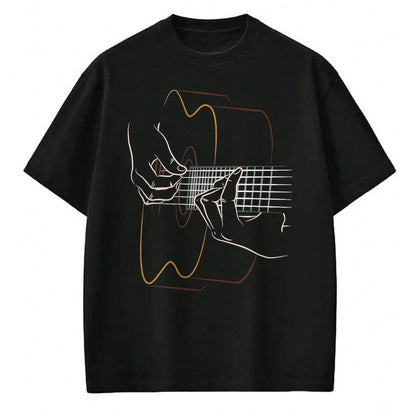 Guitar Lover Shirt, Funny Guitar UnisexT-Shirt/Hoodie/Sweatshirt HLT00 - Cool Acoustic Guitar for Men Women Acoustic Guitar Player T-Shirt, Men, Black, 3X-Large