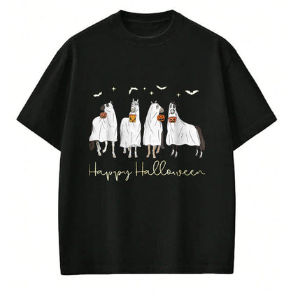 Best Horse Lover Shirt , Funny Horse UnisexT-Shirt/Hoodie/Sweatshirt HLT00 - Happy Halloween Horse Ghost T-Shirt, Women, Black, Medium