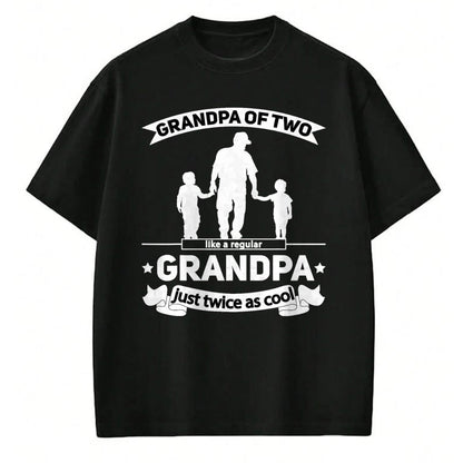 Best Grandpa Shirt, Proud Grandpa Unisex T-Shirt/Hoodie/Sweatshirt HLT00 - Grandpa of two Grandsons Grandpa Squared Grandpa of 2 Boys T-Shirt