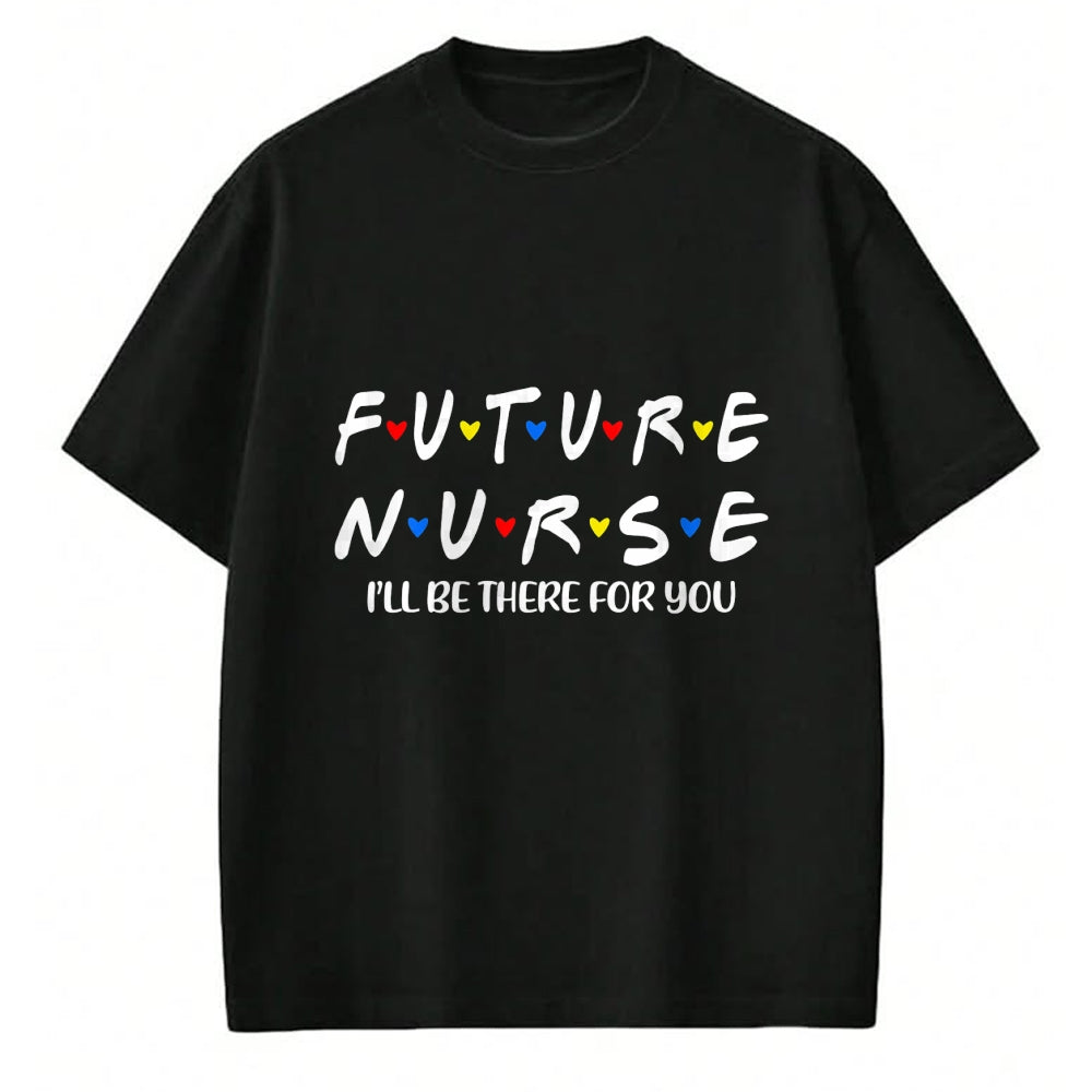 Funny Nurse Shirt, Nurse Unisex T-Shirt/Hoodie/Sweatshirt HLT00 - Future Nurse Funny Nursing Student Nurse School In Progress T-Shirt
