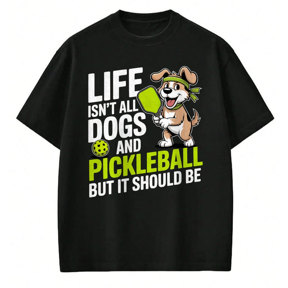 Funny Pickleball Shirt, Pickleball Lover Unisex T-Shirt/Hoodie/Sweatshirt HLT00 - Funny Pickleball Shirt Men Women Player Dog Lover Owner Joke T-Shirt