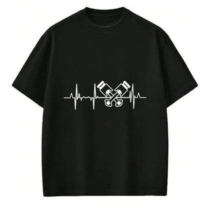 Best Mechanic Life Shirt, Funny Mechanic UnisexT-Shirt/Hoodie/Sweatshirt HLT00 - Car Mechatronics Engineer Heartbeat Car Mechanic T-Shirt
