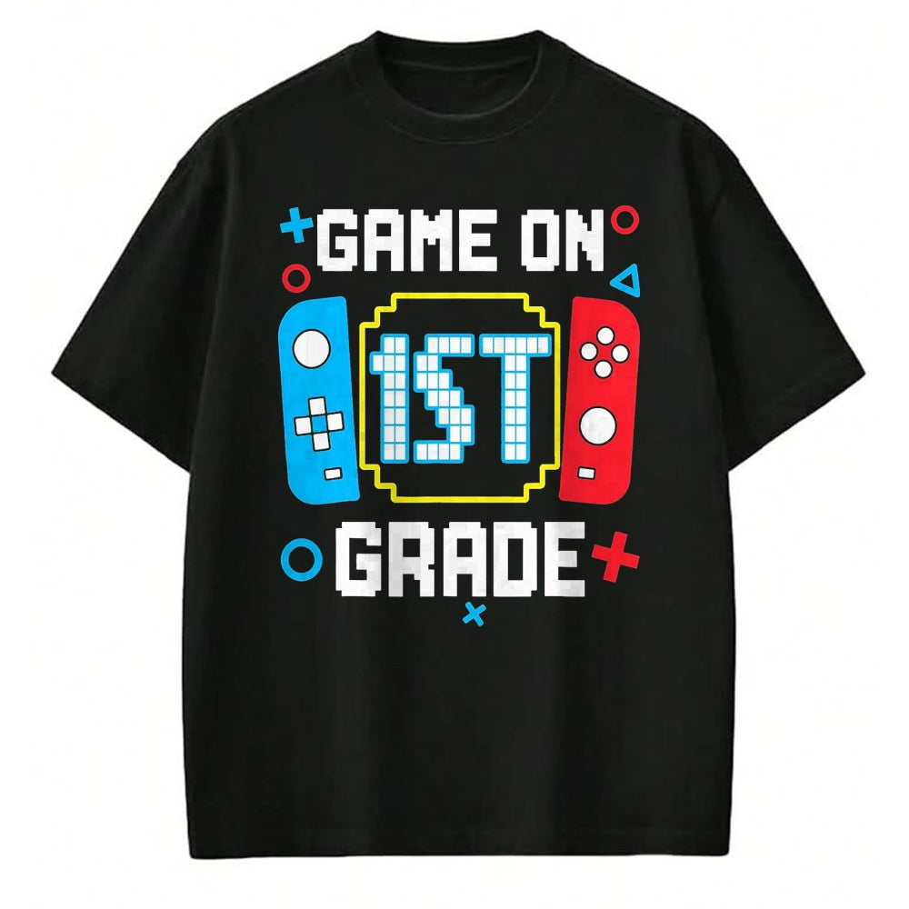 Best Student Shirt, Funny Back To School UnisexT-Shirt/Hoodie/Sweatshirt HLT00 - 1st Grade for Boys Back to School First Day of First Grade T-Shirt, Men, Black, 3X-Large
