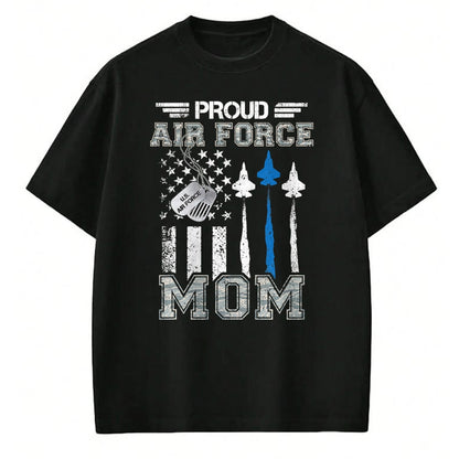 Gift for Mom Shirt, Funny Mom Unisex T-Shirt/Hoodie/Sweatshirt HLT00 - Proud Air Force Mom US Air Force Graduation Mom Gifts T-Shirt