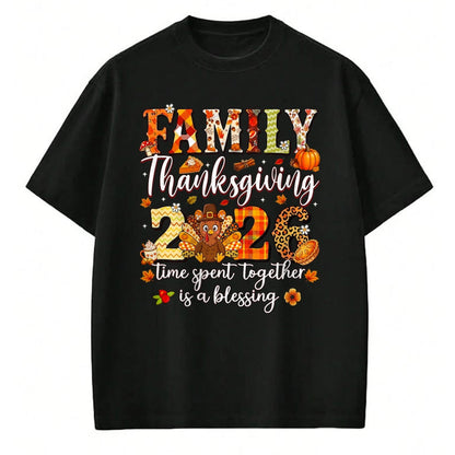 Best Thanksgiving Family Shirt , Funny Thanksgiving UnisexT-Shirt/Hoodie/Sweatshirt HLT00 - Family Thanksgiving 2026 Thankful for My Tribe Turkey T-Shirt