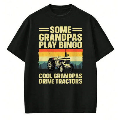 Best Grandpa Shirt, Proud Grandpa Unisex T-Shirt/Hoodie/Sweatshirt HLT00 - Cool Tractor Art For Grandpa Men Farming Farmer Farm Tractor T-Shirt